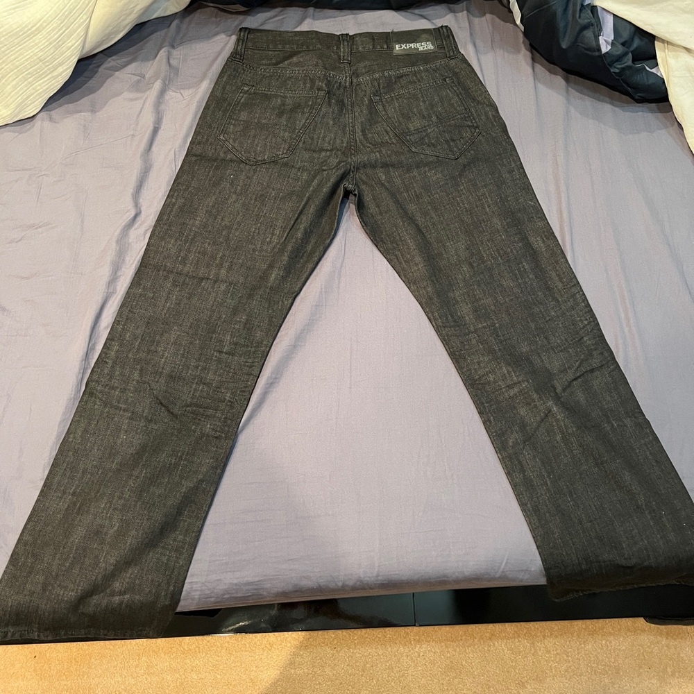 Men’s Express Blake Loose Fit Bootcut Jeans, black, NWT, 29x30